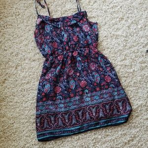 Paisley Print Dress